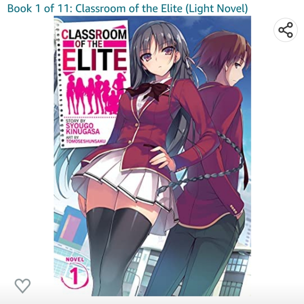 Classroom of the Elite (Light Novel)- Book 1